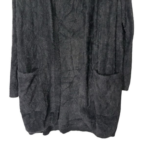 Soma Weekend Open Front Cardigan Size XXL Black Pockets Very Soft Lounge Cozy - Picture 5 of 14